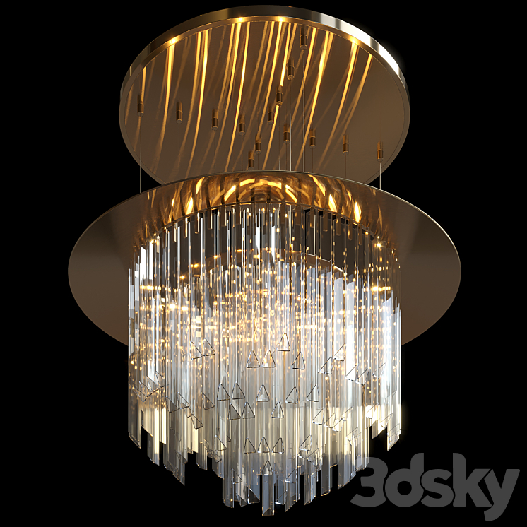 Chandelier Light Vargov Stellarlight Pendant light 3D model