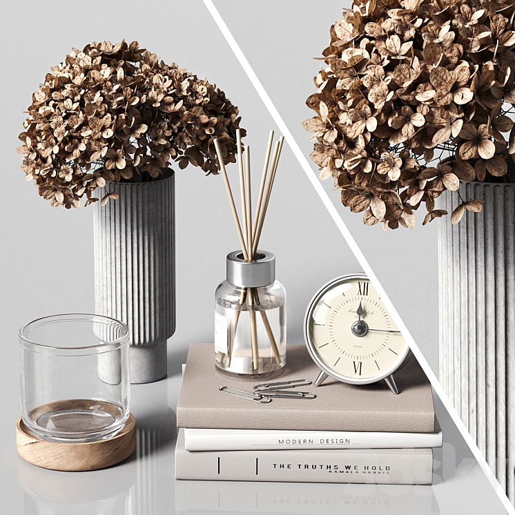 Decorative set 049 3D Model