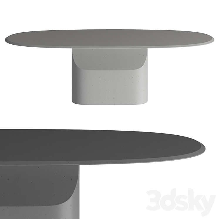 Cimento CANNAREGIO | Table 3DS Max Model - thumbnail 2