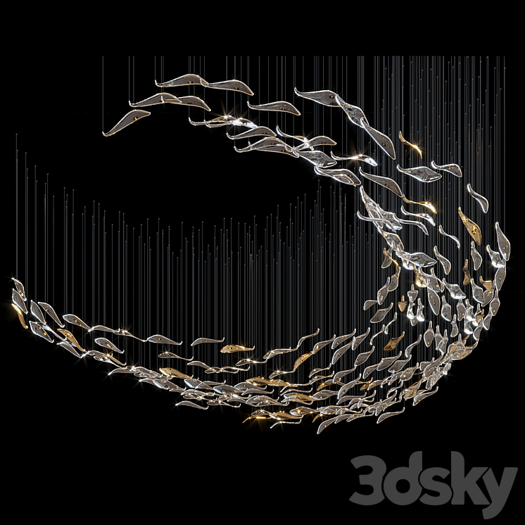 Hanging arrangement Vargov Design - Swarm Free Download
