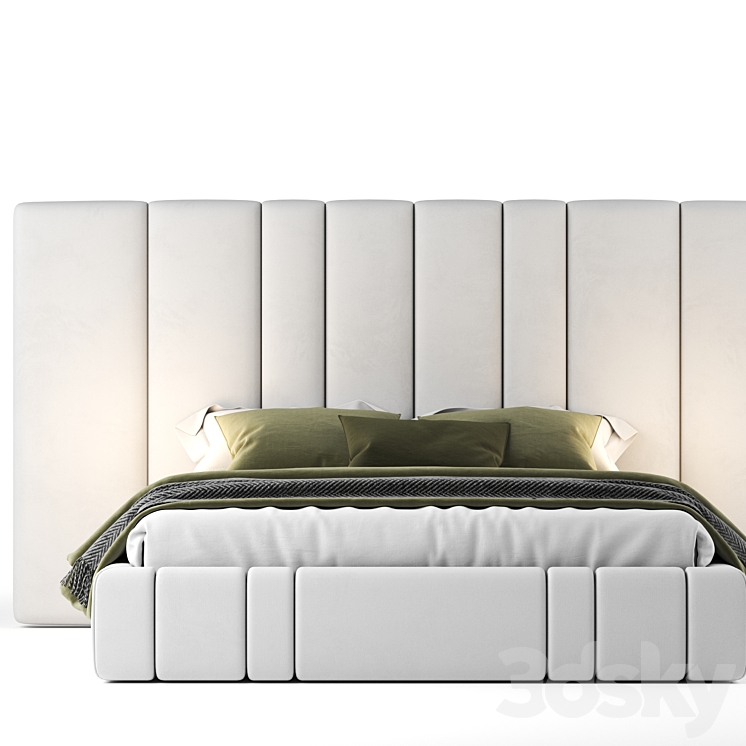 Vibieffe 5050 ITALO Bed 3DS Max Model - thumbnail 2