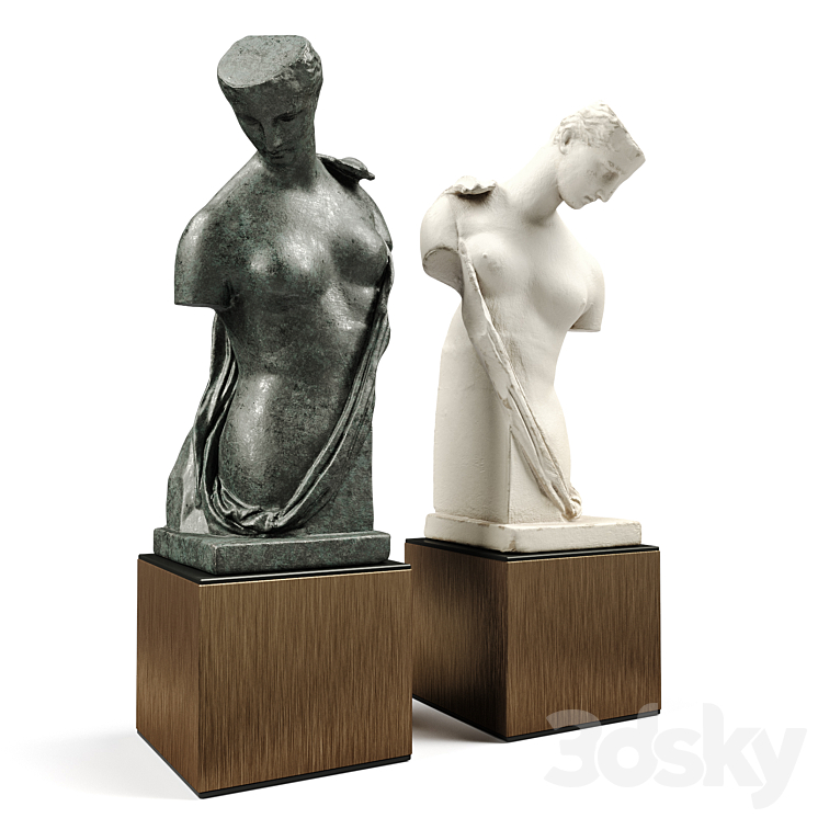 Aphrodite Psyche sculpture 3D Model Free