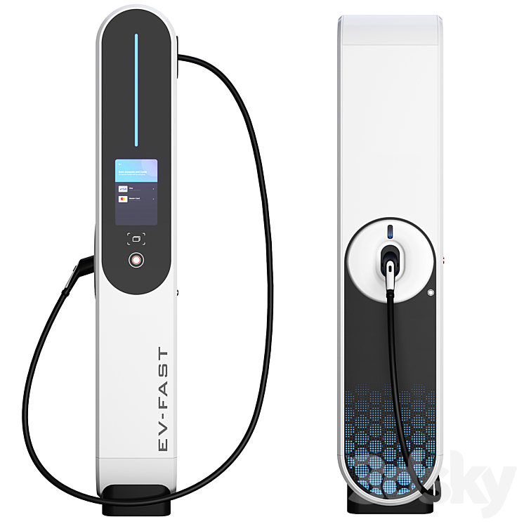 EV Charger 3D Model