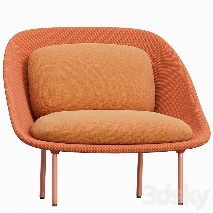 Offecct Netframe Easy chair 3DS Max Model - thumbnail 1
