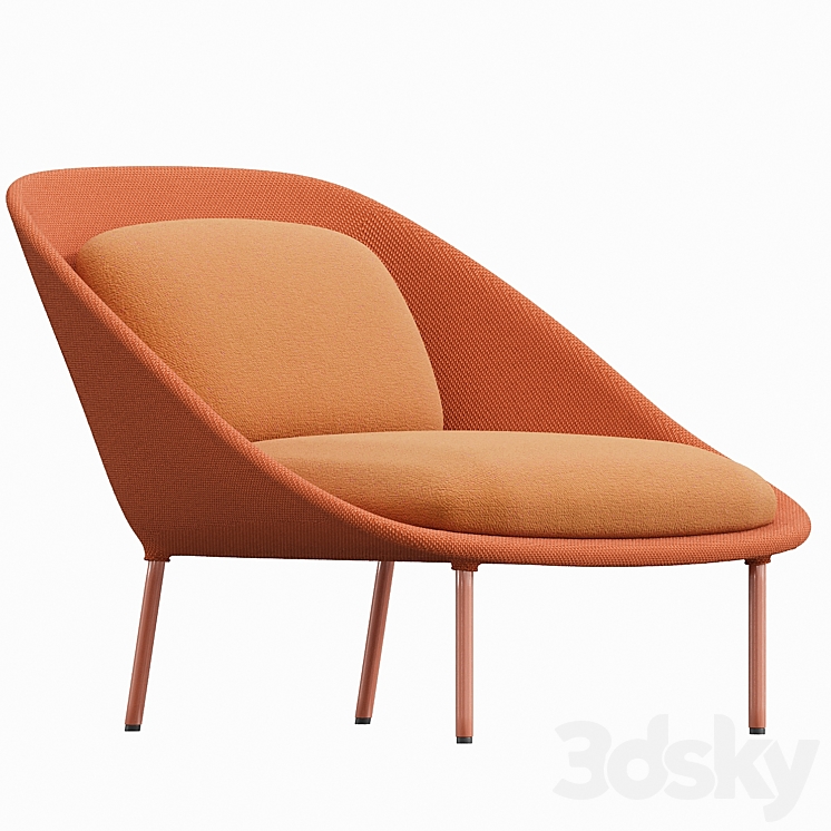 Offecct Netframe Easy chair 3DS Max Model - thumbnail 2