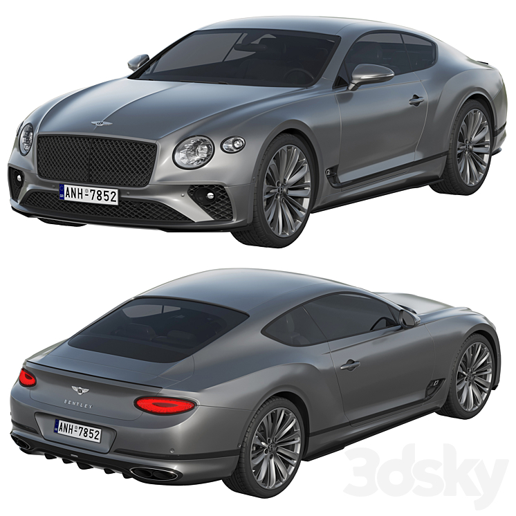 Bentley Continental GT Speed 3D Model