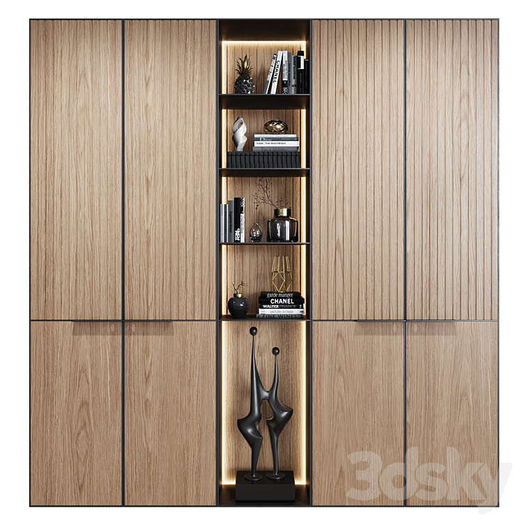 Wardrobes in modern style 40 3DS Max - thumbnail 1