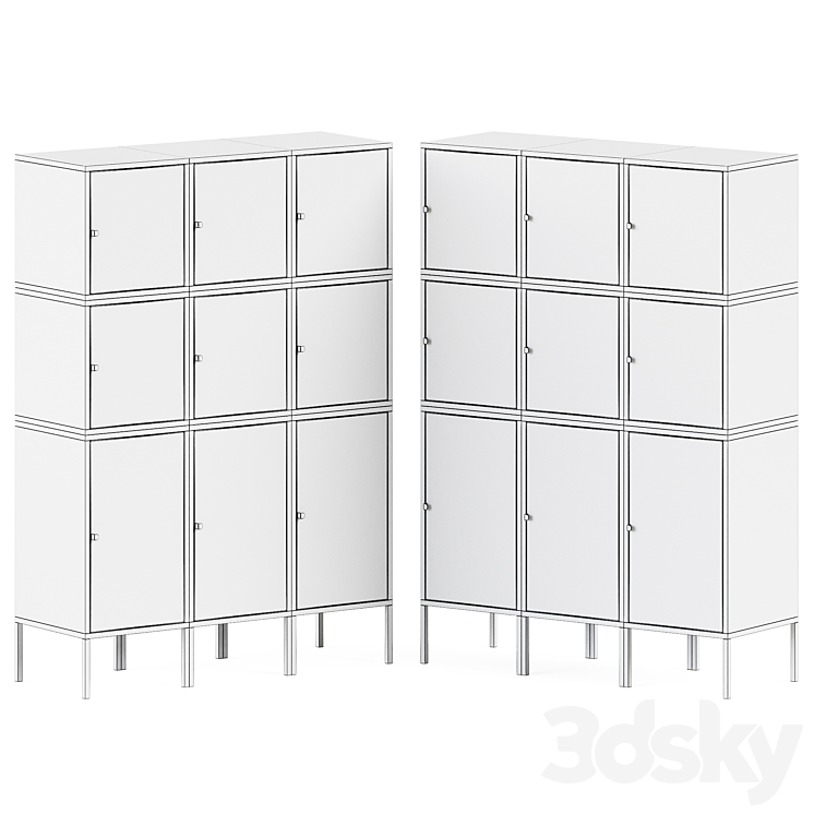 Ikea H LLAN Cabinet Office cabinet Wardrobe Display cabinets