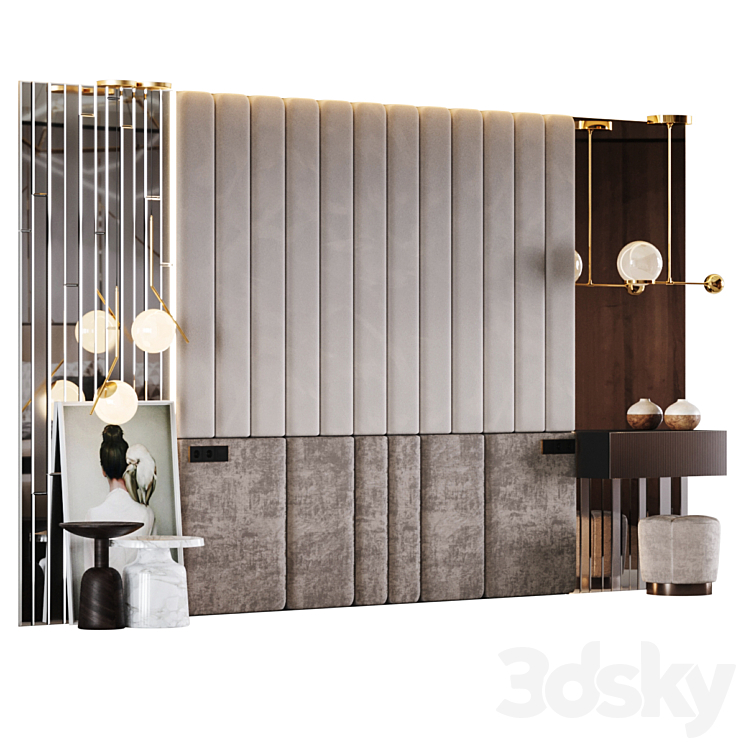Soft headboard 3D Model