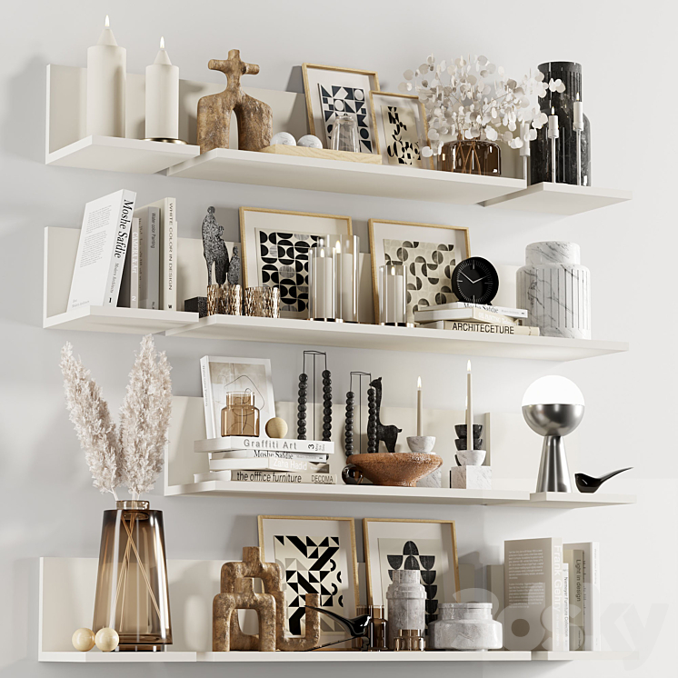 decorative set1 3D Model Free