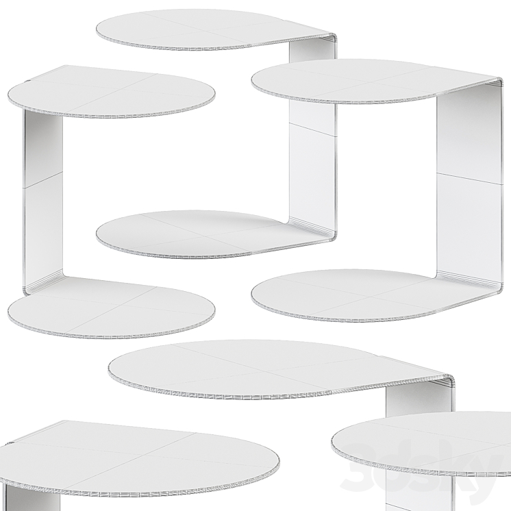 Merian Side Table by Calligaris \/ Side table 3D Model Free