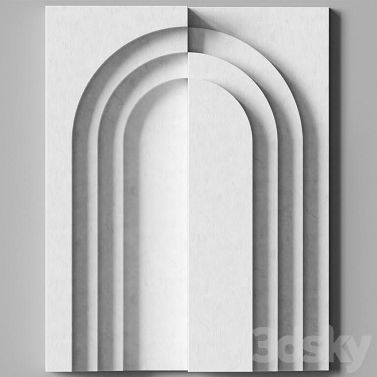 Relief panel Home – Rolando Anselmi 3D Model