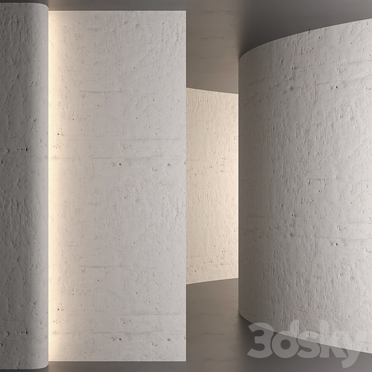 Old plaster 3DS Max - thumbnail 1