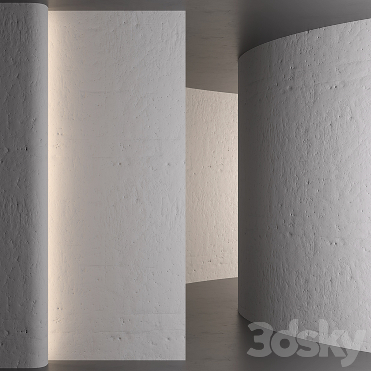 Old plaster 3DS Max - thumbnail 2