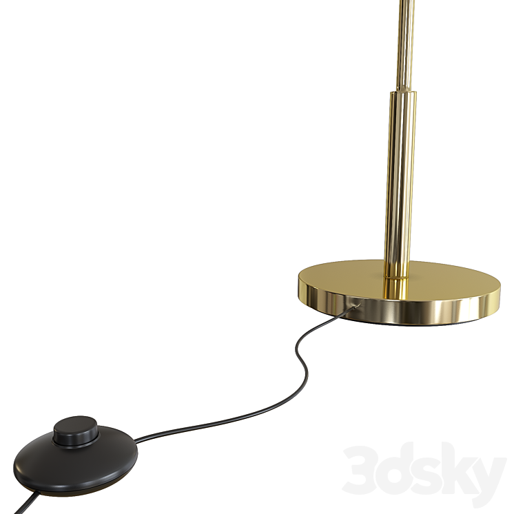 Floor lamp Odeon Light 4855 1F BIZET 3DS Max Model - thumbnail 2