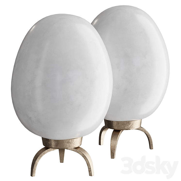 Patrizia Volpato STONE | Table lamp 3DS Max Model - thumbnail 2