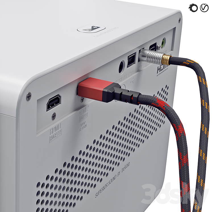 BenQ X1300i 4LED Gaming Projector 3D Model