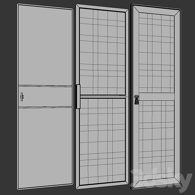 Furniture Facades 1 3D Model Free