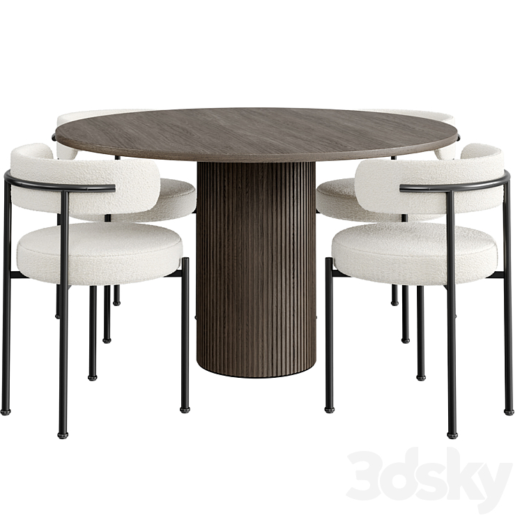 Dinning Set 44 3D Model
