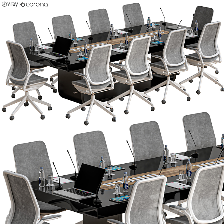 conference table 23 3DS Max - thumbnail 1