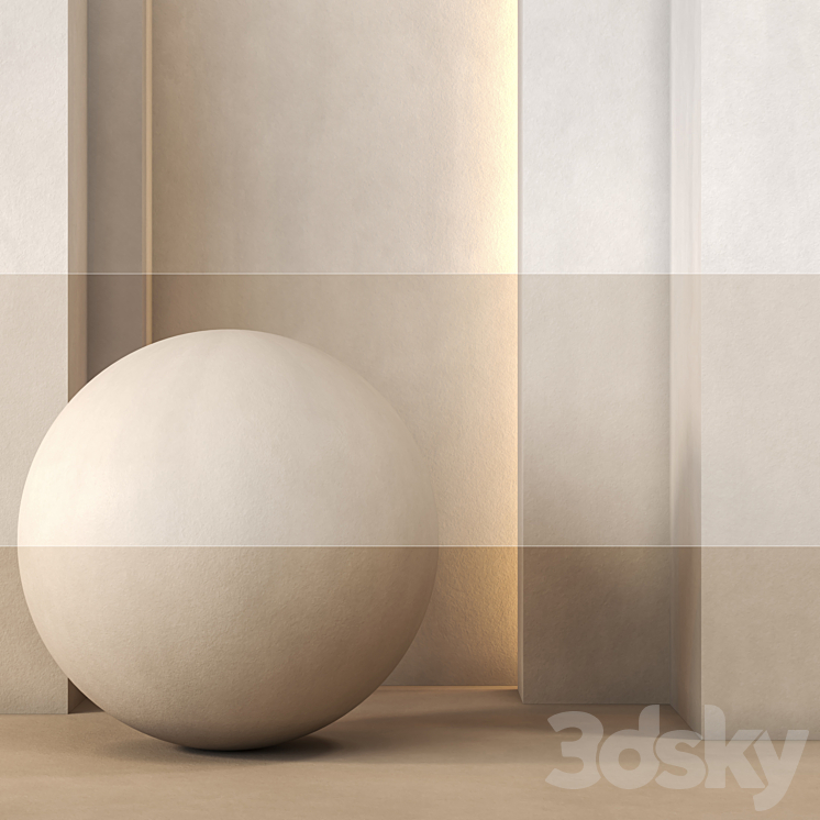 15 Decorative Plaster (15 Color) 4K Textures Seamless – Tileable 3D Model