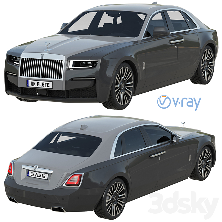 Rolls-Royce Ghost 3D Model Free