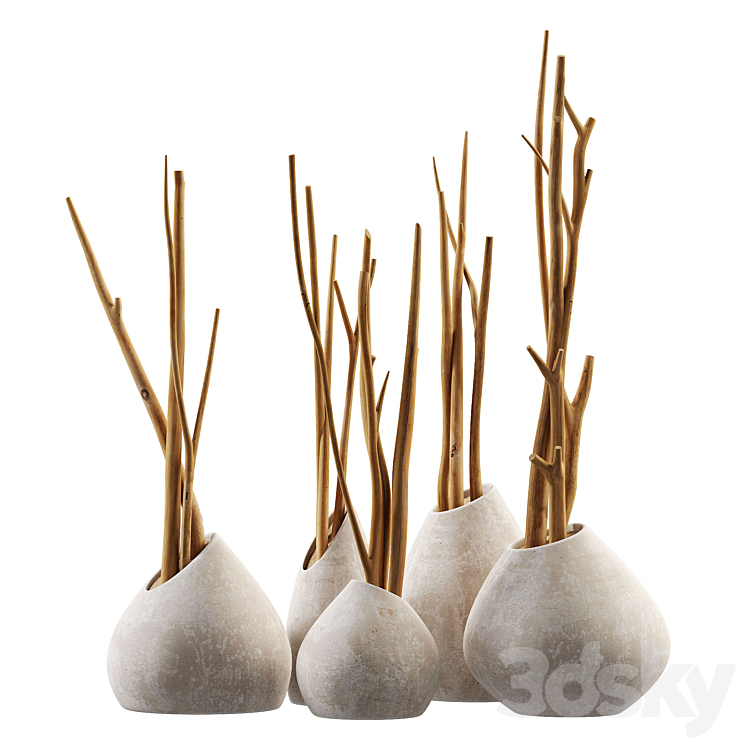 Branch slice vase n3 Free Download