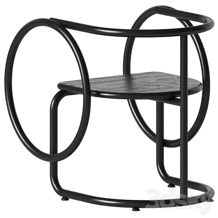 Hoop Chair – Subin Seol 3DS Max Model - thumbnail 2