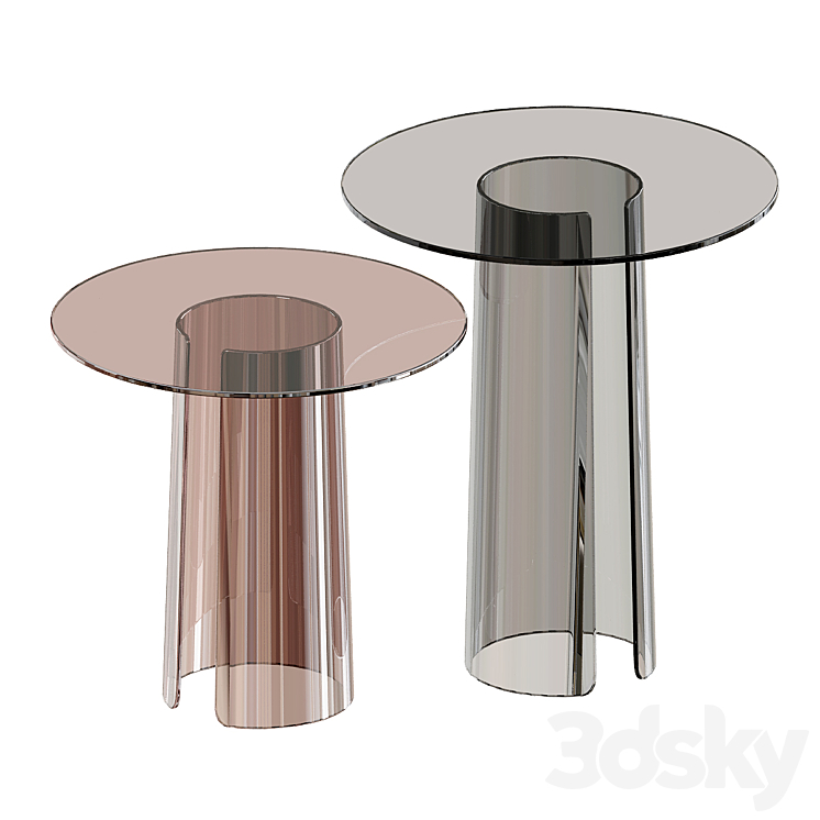 ORBIT Coffee tables di design Arredamento moderno Poliform 3DS Max - thumbnail 1