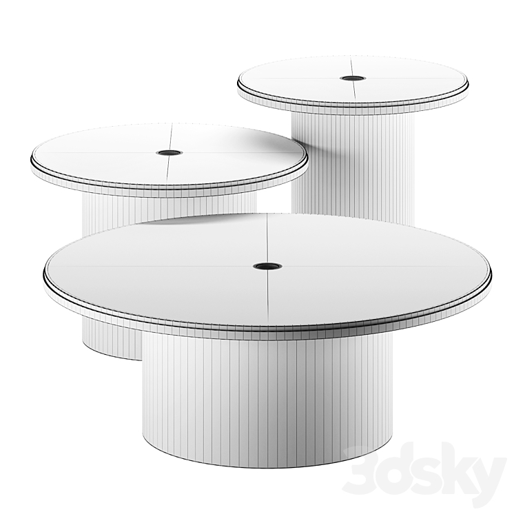 PLATEAU | Coffee Tables by Blu Dot 3DS Max Model - thumbnail 2