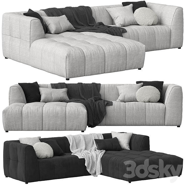Globewest Sydney Slouch Sofa2 3DS Max Model - thumbnail 1
