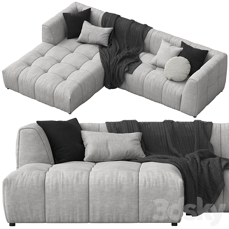 Globewest Sydney Slouch Sofa2 3DS Max Model - thumbnail 2