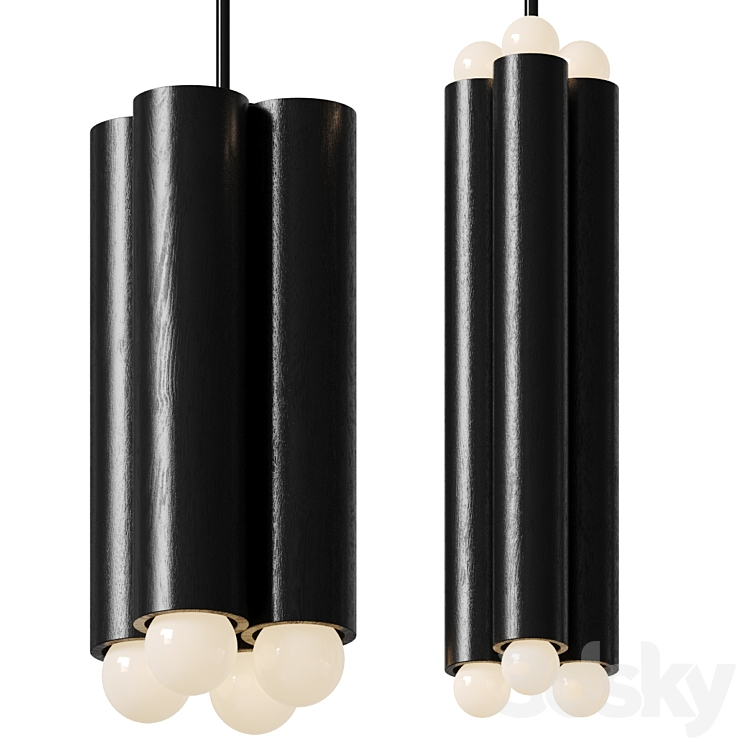 Large Column Pendant - Workstead 3D Model Free