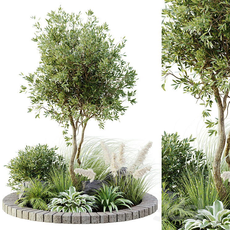 outdoor plant set 05 Free Download