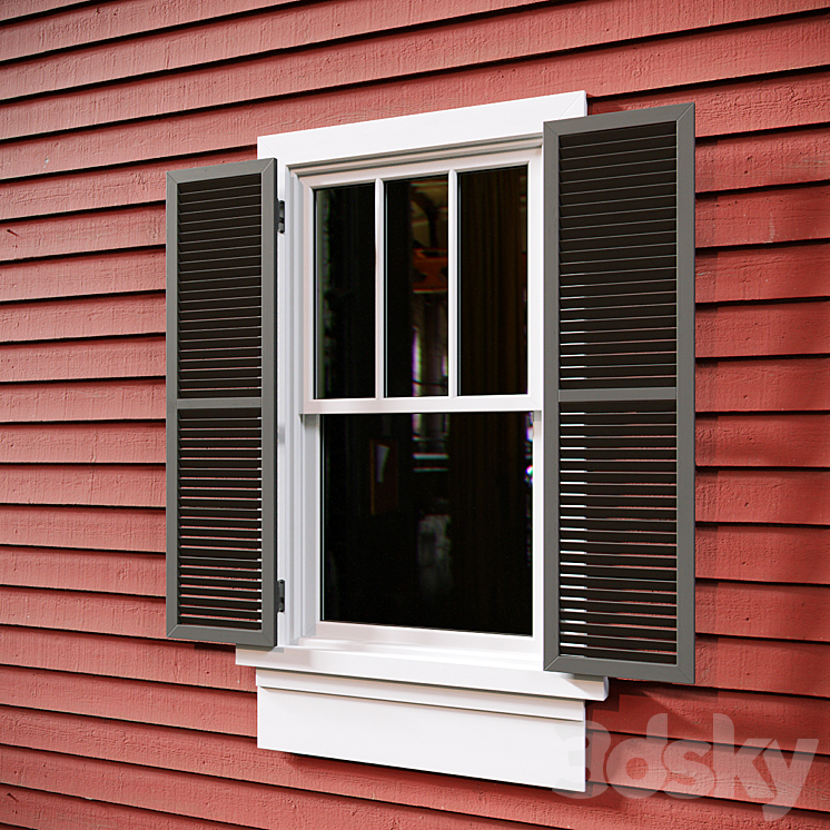 Exterior windows (optimized) v.13 \/ Exterior windows (optimized) v.13 3D Model Free