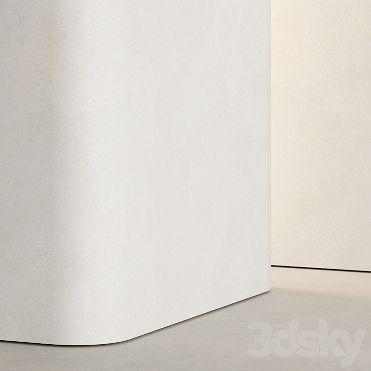 Decorative plaster 01 3D Model