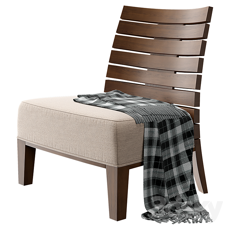 Costantini Pietro Charm Lounge Chair 3DS Max Model - thumbnail 1