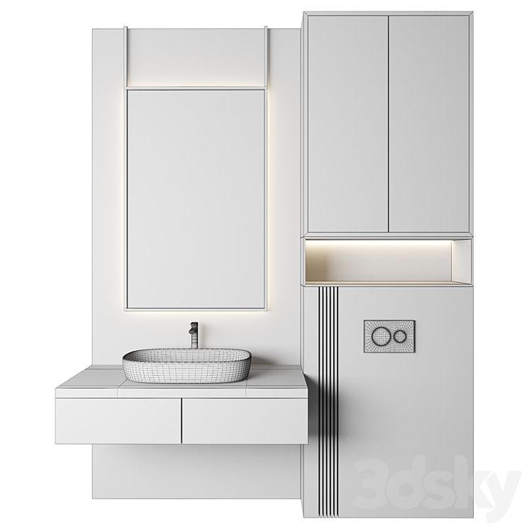 Luxury Bathroom 45 3D Model Free