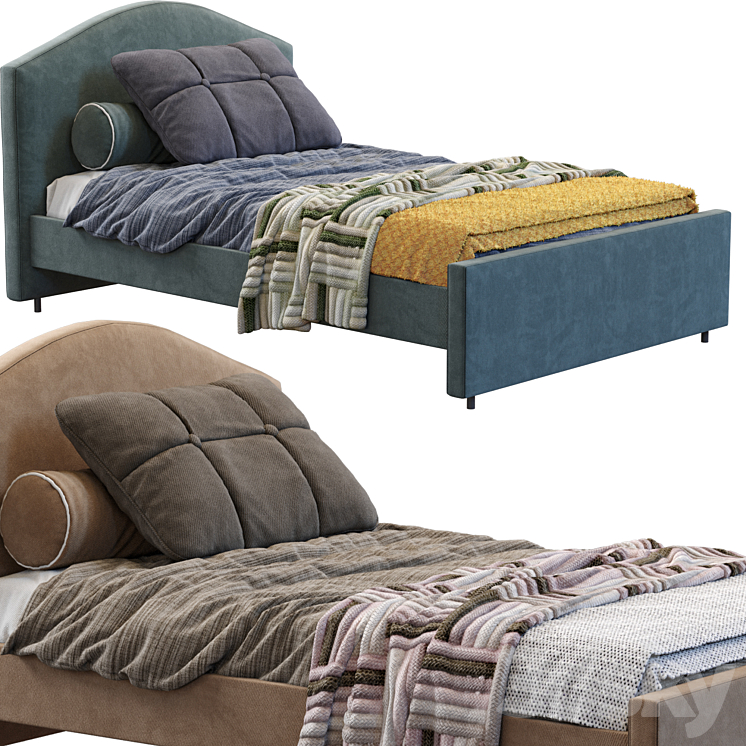 Hauga Bed By Ikea 3DS Max Model - thumbnail 1