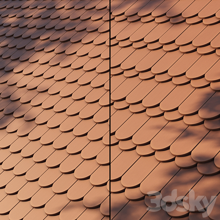 Roof Type 1 Set 2 3DS Max - thumbnail 1