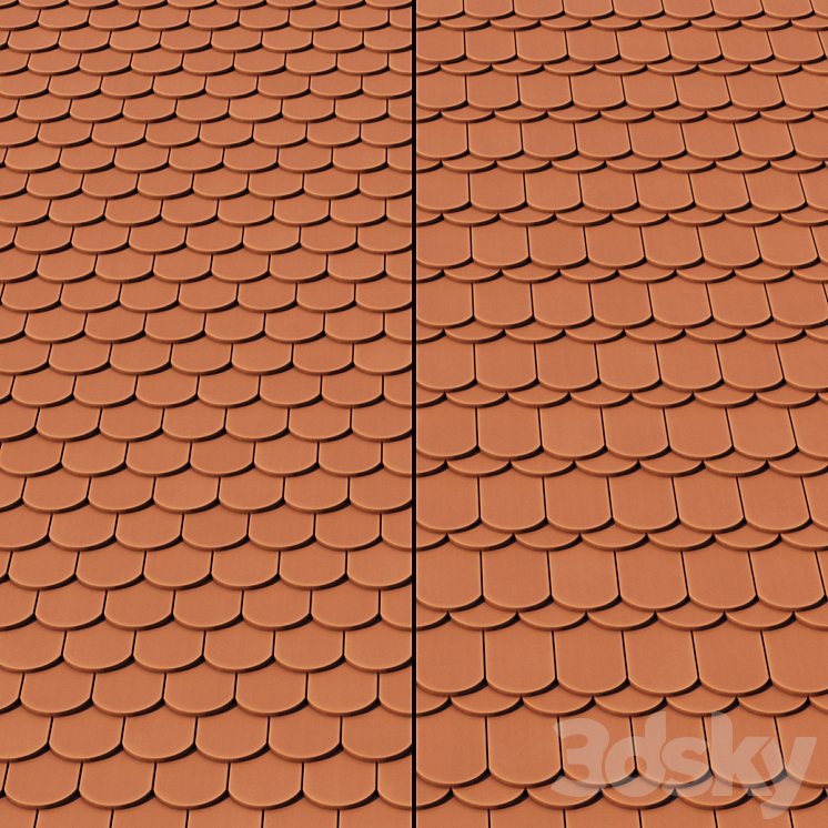 Roof Type 1 Set 2 3DS Max - thumbnail 2
