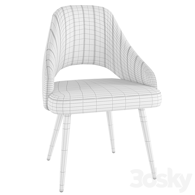 Armchair Fantine-LS 3D Model Free