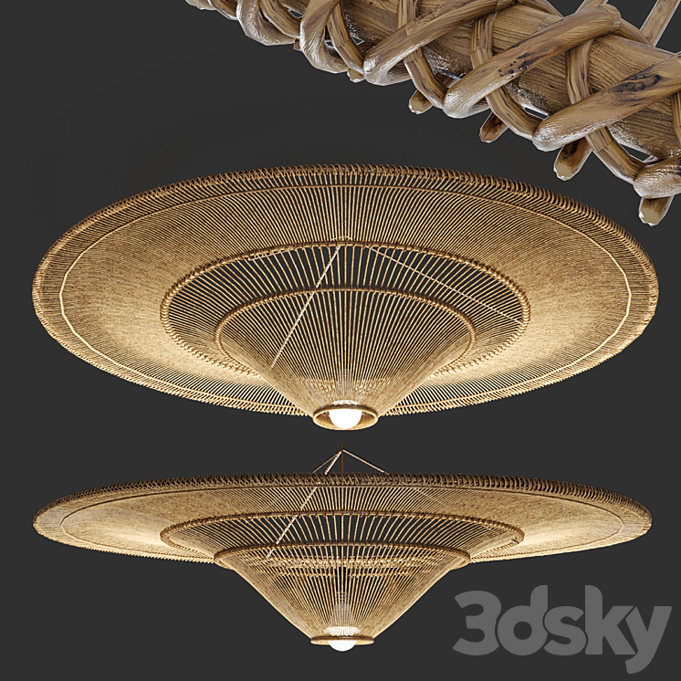 Hanging chandelier ?7 3DS Max - thumbnail 1