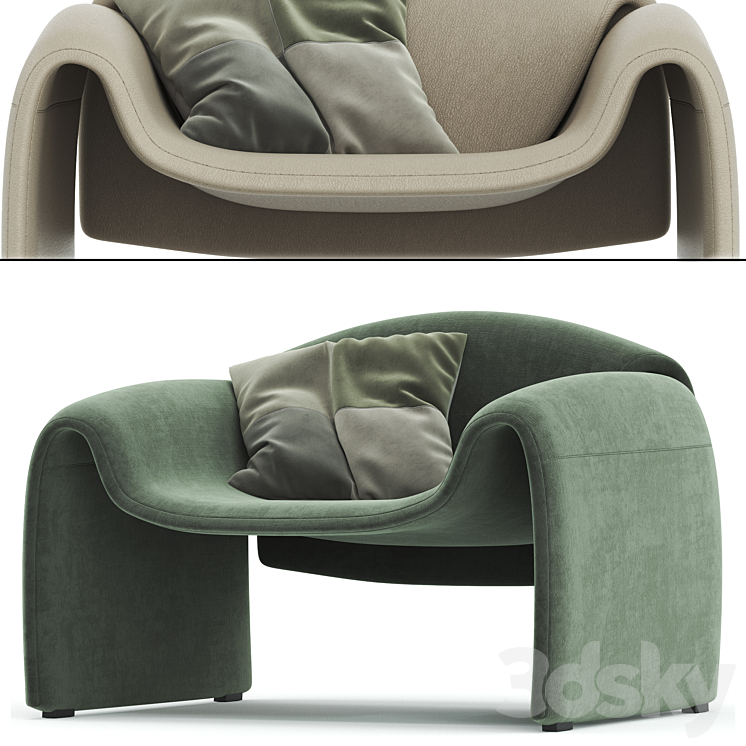Le Club Armchair By Poliform Free Download