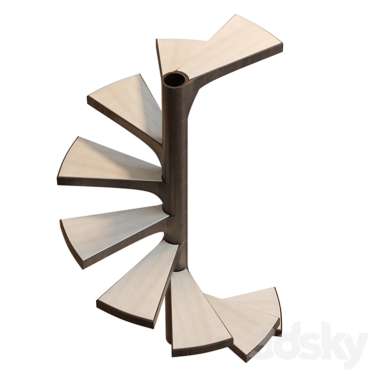 Modular staircase 2 3D Model Free