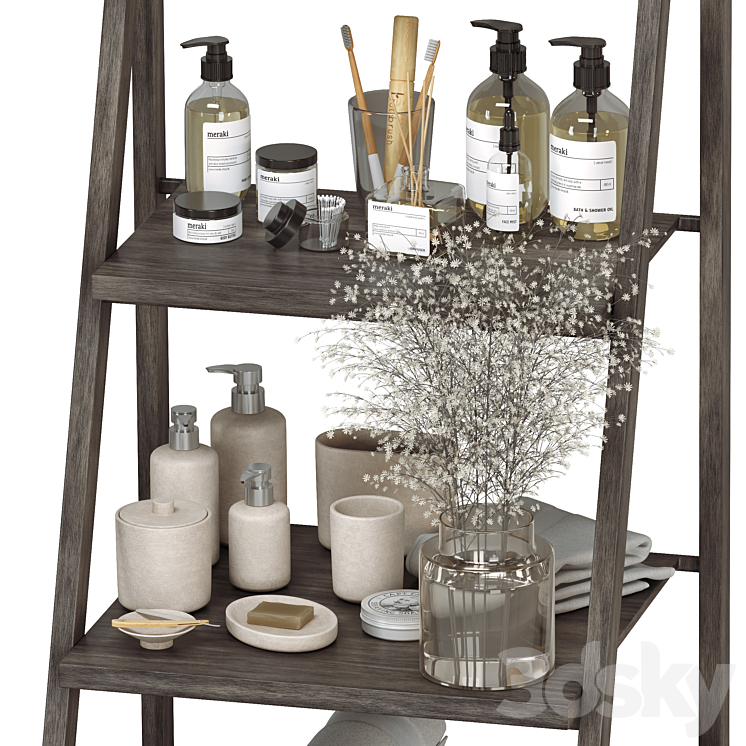 Bathroom Accessories 5 3D Model