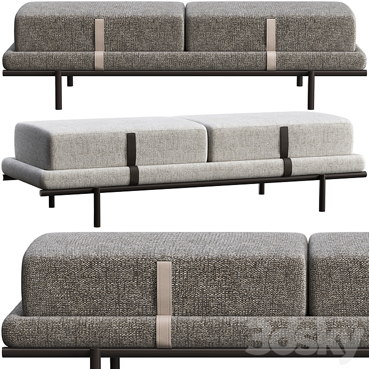 Bench Flou New Bond 3D Model Free