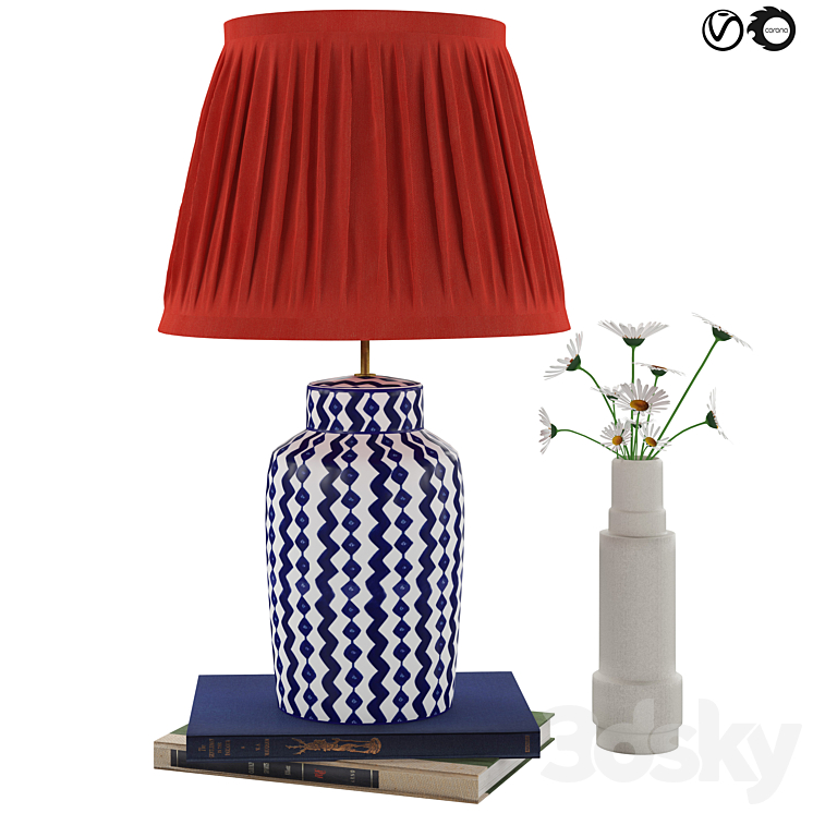 Gingembre table lamp 3DS Max - thumbnail 1