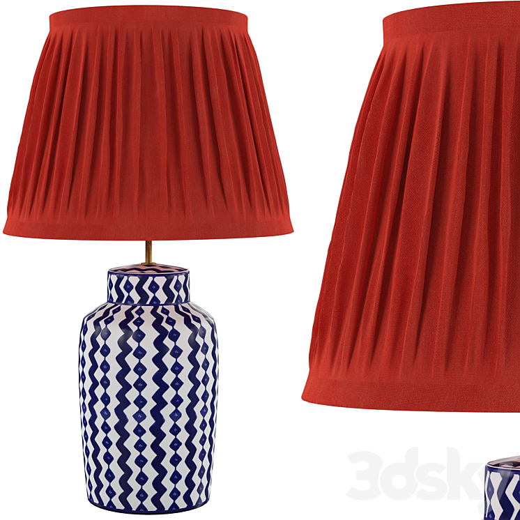 Gingembre table lamp 3DS Max Model - thumbnail 2