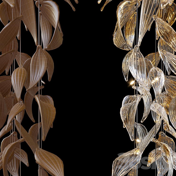 Hanging Arrangement Vargov Design - Willow 3D Model